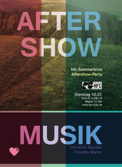 HFC-Sommerkino-Aftershowparty mit Artur Kazuba und Timothy Reeve [10.07.12]