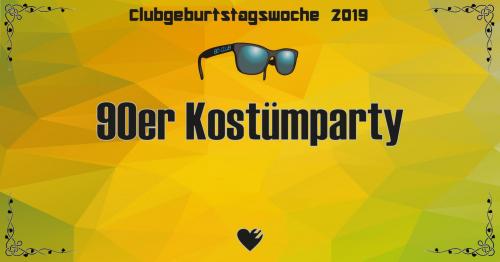 Flyer 90er Kostümparty