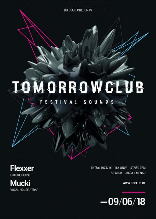Flyer Tomorrowclub - Festival Sounds