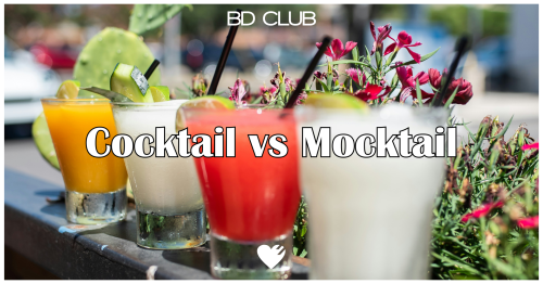 Cocktail vs Mocktail