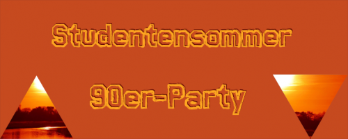 Flyer StuSo || 90er-Party