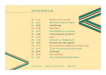 Was geht in Ilmenau im Mai? Hier findet ihr eure Party-Infos!