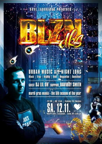 Flyer Blazin Decks // mardi gras madness